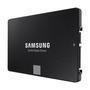 SSD Samsung, 870 EVO, 500GB, sem LED ou RGB, SATA, Leitura: 560MB/s, Gravação: 530MB/s, Preto, MZ-77E500E