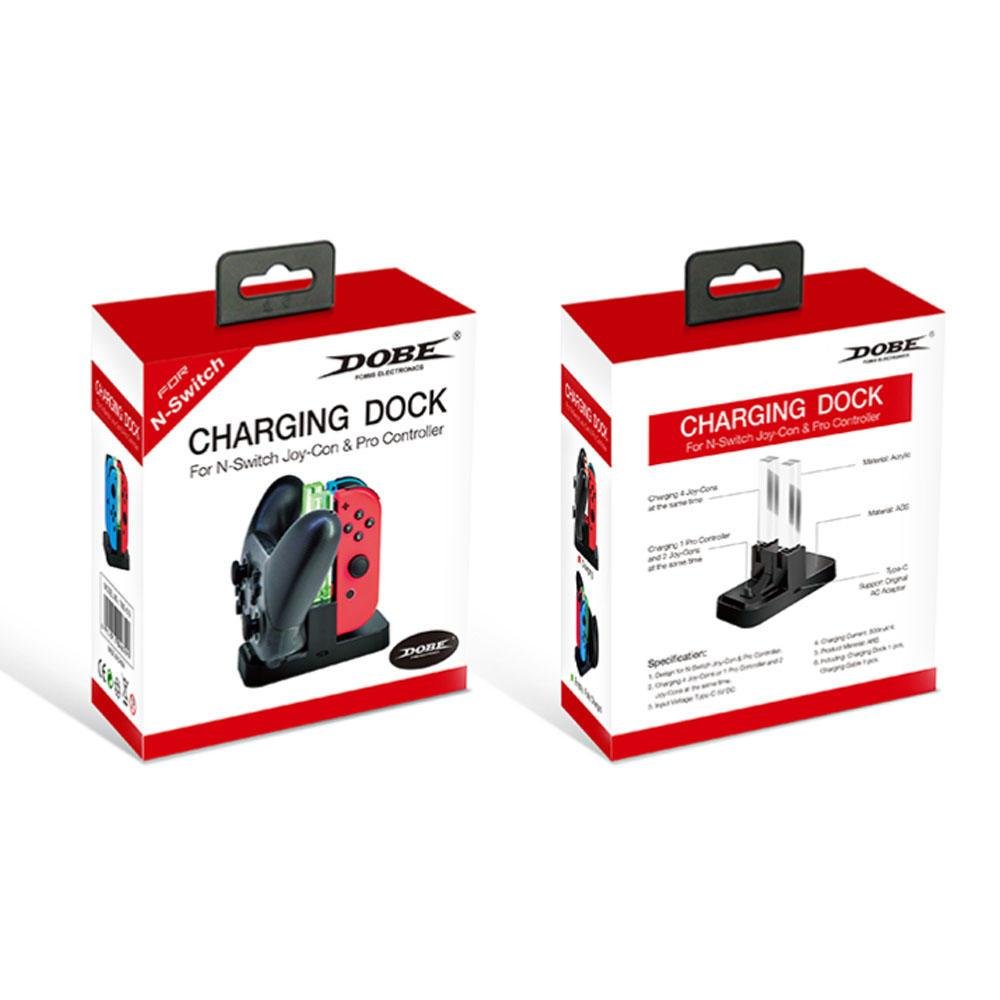 Switch Dock Dobe, Carregador Compatível Com N Switch, C/ Indicador De Carregamento