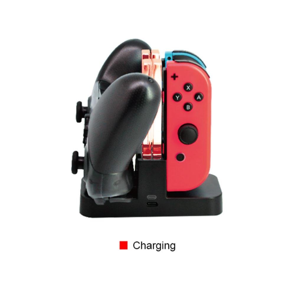Switch Dock Dobe, Carregador Compatível Com N Switch, C/ Indicador De Carregamento