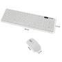 Kit Teclado + Mouse Sem Fio Wireless Usb Exbom Bk-s1000 Com Capa De Silicone