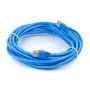 Patch Cord Cat5e, Montado Azul - 35 Metros