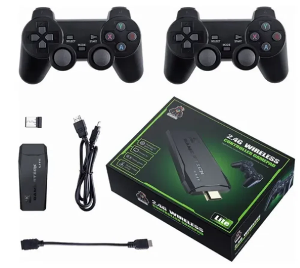 Controlador De Videogame Lite Retrô Clássico, Sem Fio, Gamepad 4k Controlador De Videogame Lite Retrô Clássico, Sem Fio, Gamepad 4k