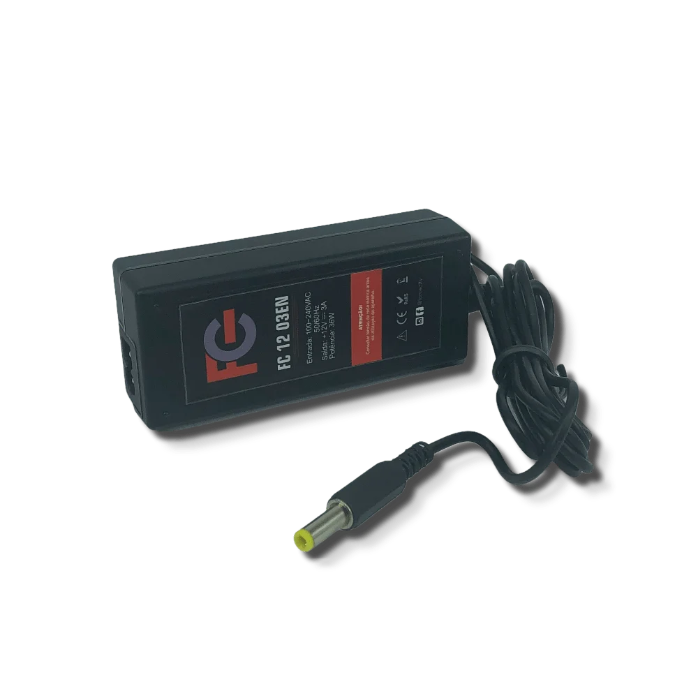 Fonte Fc Fontes Eletronica 12v 3a Biv Multiuso - Fc1203en Fonte Fc Fontes Eletronica 12v 3a Biv Multiuso - Fc1203en