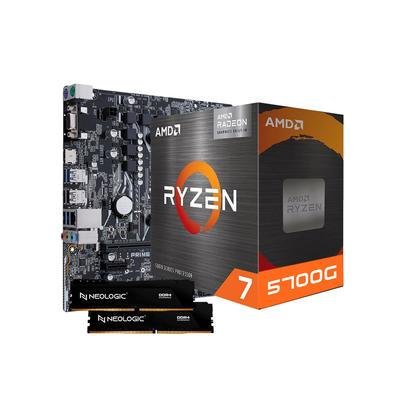 Kit Upgrade AMD Ryzen 7 5700g Placa Mae A520M