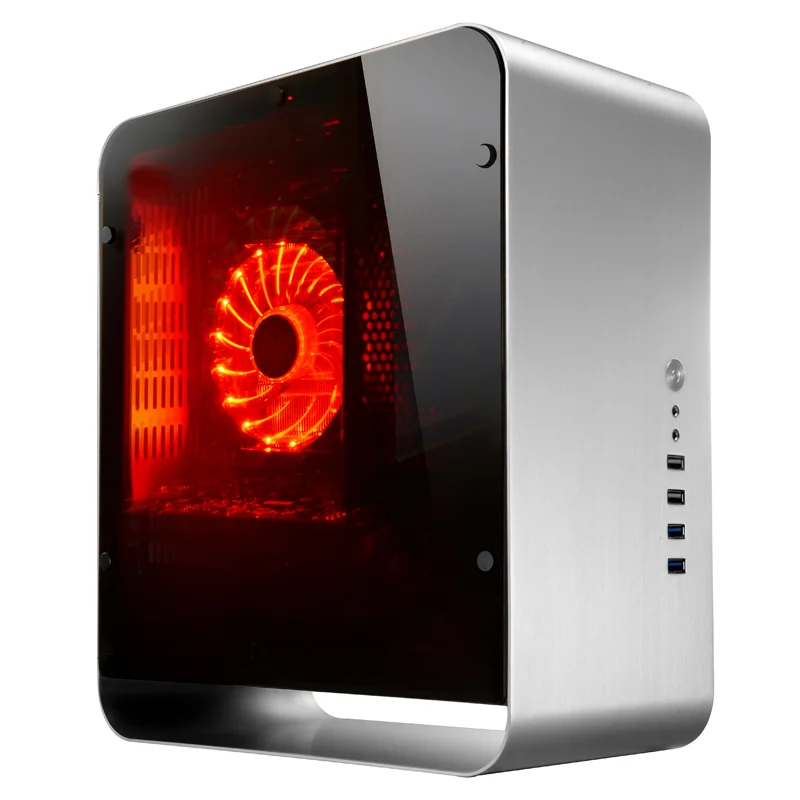 Gabinete Mini ITX, Alumínio, Jonsbo, Umx1w - Cinza Gabinete Mini ITX, Alumínio, Jonsbo, Umx1w - Cinza