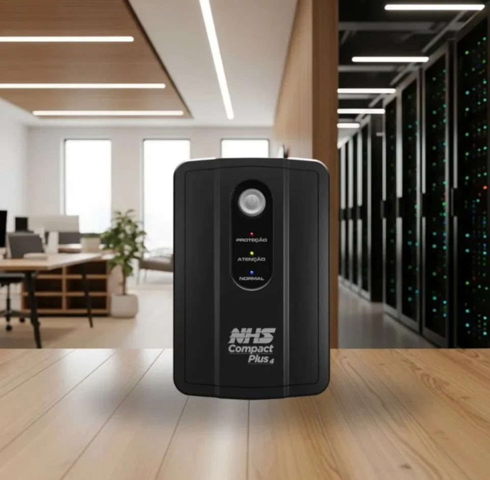 Nobreak NHS Compact Plus 4, 1400VA, Bivolt, S.120V Ou Conf 220V, Bat 2x7ah/24v - 90.c1.b01400 Nobreak NHS Compact Plus 4, 1400VA, Bivolt, S.120V Ou Conf 220V, Bat 2x7ah/24v - 90.c1.b01400