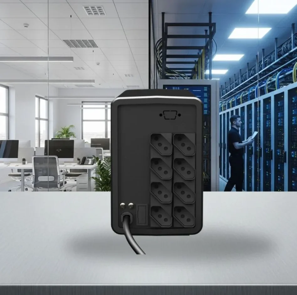 Nobreak NHS Compact Plus 4, 1400VA, Bivolt, S.120V Ou Conf 220V, Bat 2x7ah/24v - 90.c1.b01400 Nobreak NHS Compact Plus 4, 1400VA, Bivolt, S.120V Ou Conf 220V, Bat 2x7ah/24v - 90.c1.b01400