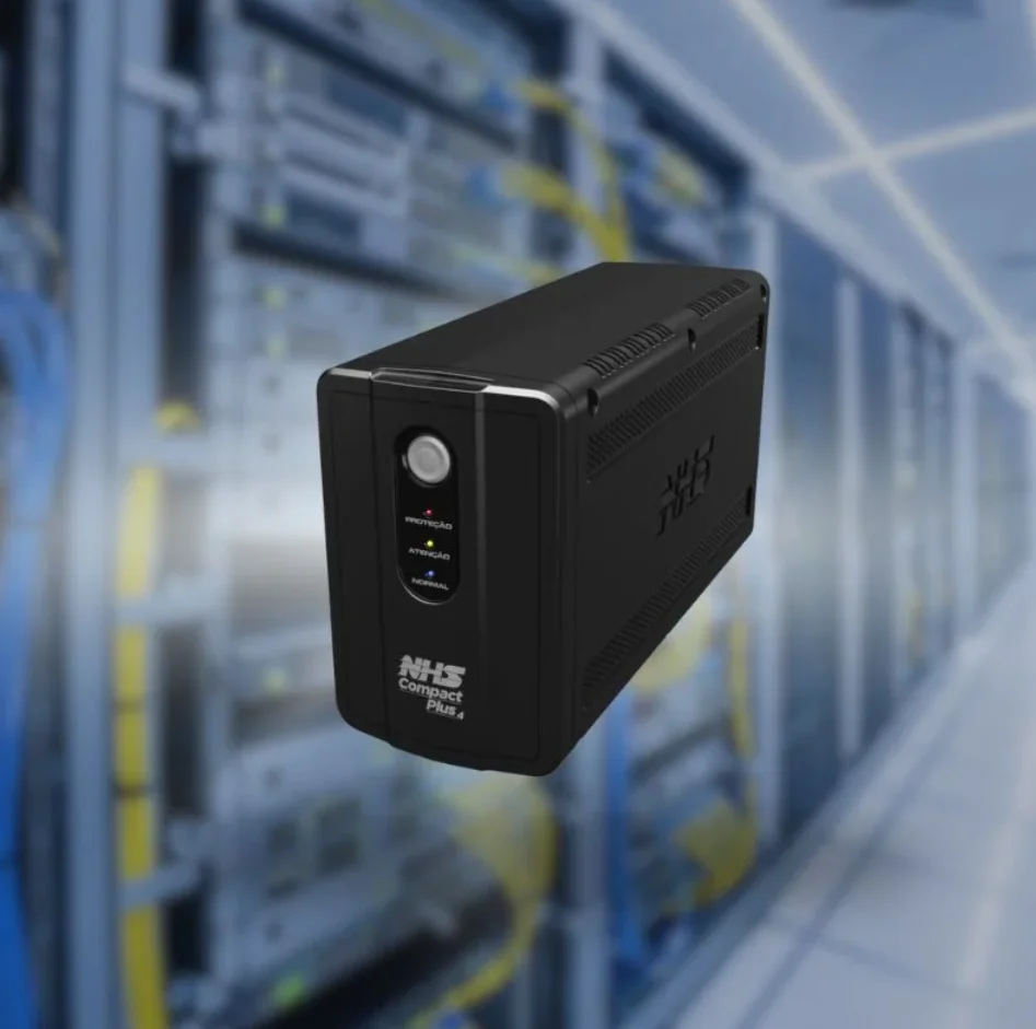 Nobreak NHS Compact Plus 4, 1400VA, Bivolt, S.120V Ou Conf 220V, Bat 2x7ah/24v - 90.c1.b01400 Nobreak NHS Compact Plus 4, 1400VA, Bivolt, S.120V Ou Conf 220V, Bat 2x7ah/24v - 90.c1.b01400