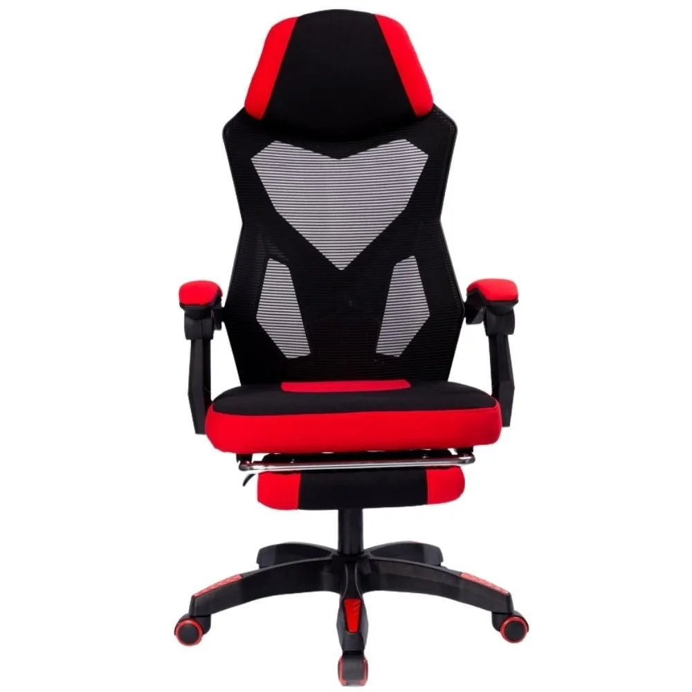 Cadeira De Escritório Fortt Verona, Até 120KG, Com Rodinhas, Encosto Em Tela Mesh, Vermelha - Cegf01-V Cadeira De Escritório Fortt Verona, Até 120KG, Com Rodinhas, Encosto Em Tela Mesh, Vermelha - Cegf01-V