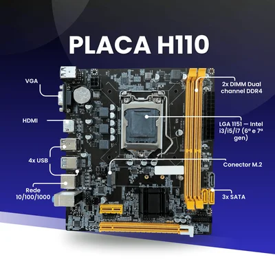 Kit Pl Me Processador I7 Memoria Cooler KaBuM