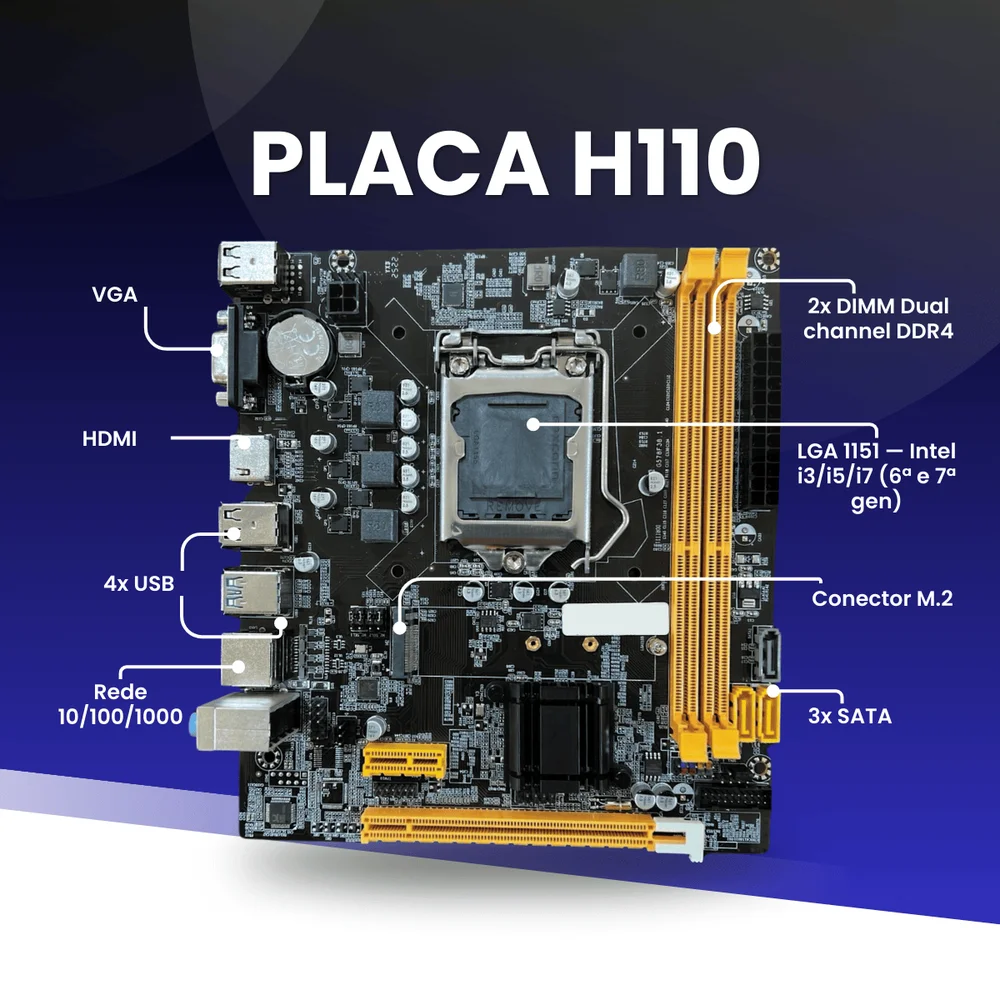 Kit Pl Me Processador I7 Memoria Cooler KaBuM