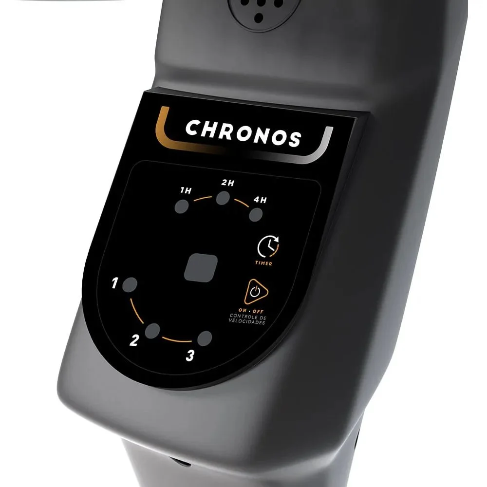 Ventilador de Coluna Mallory Chronos, 40cm, 126w, 127v, Pr-gr, Grafite