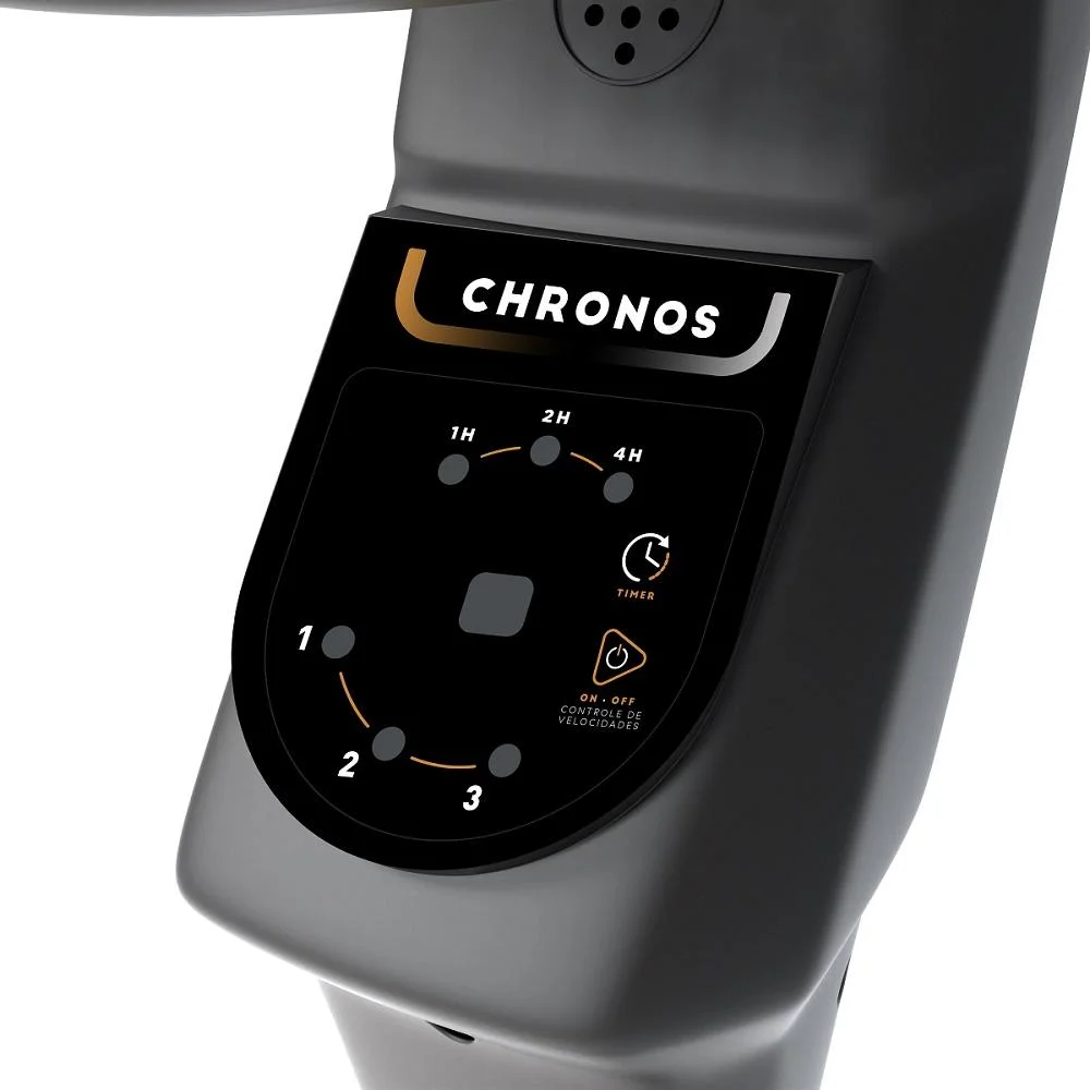 Ventilador de Coluna Mallory Chronos, 40cm, 126w, 127v, Pr-gr, Grafite
