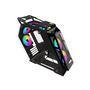 Gabinete Gamer Brazil Pc,  ATX Prime Otm, Black, Com Lateral De Vidro