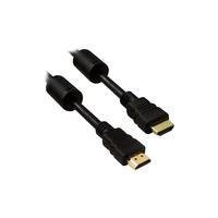 Cabo HDMI, 15m, 1.4c Blindado Com Malha E Filtro, Preto E Vermelho