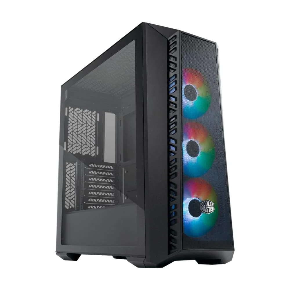 Gabinete Cooler Master Masterbox 520 Mesh, Mid Tower, Lateral Em Vidro, 3 Coolers ARGB - Preto Gabinete Cooler Master Masterbox 520 Mesh, Mid Tower, Lateral Em Vidro, 3 Coolers ARGB - Preto
