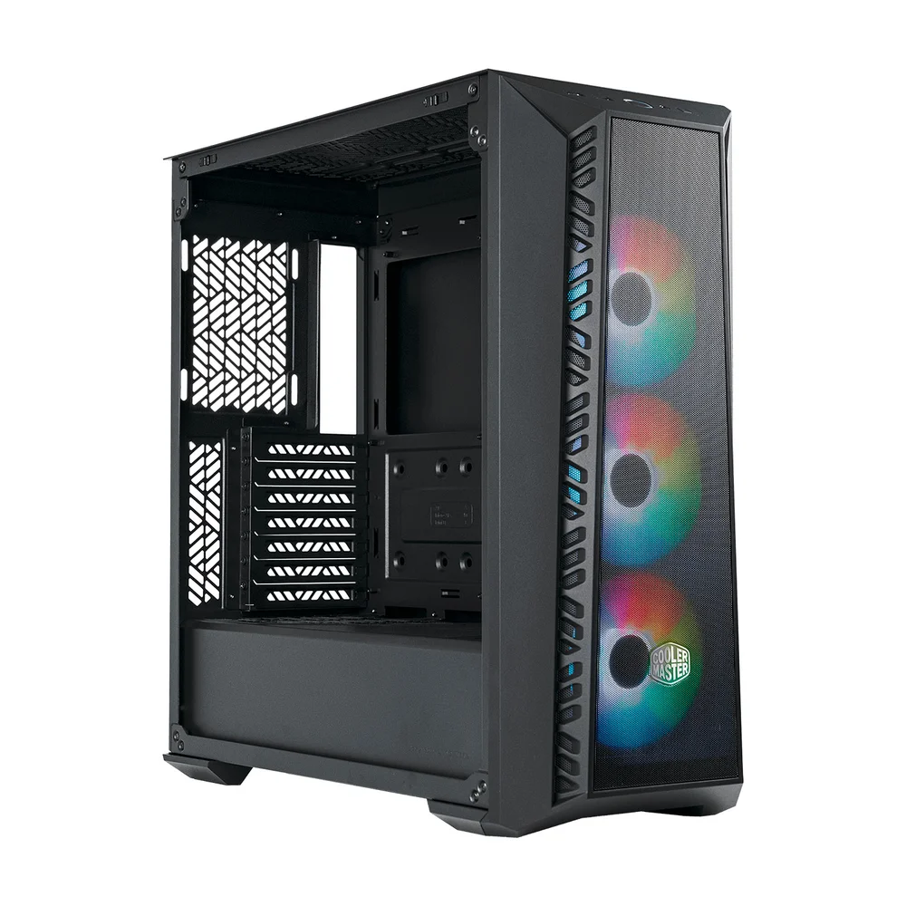 Gabinete Cooler Master Masterbox 520 Mesh, Mid Tower, Lateral Em Vidro, 3 Coolers ARGB - Preto Gabinete Cooler Master Masterbox 520 Mesh, Mid Tower, Lateral Em Vidro, 3 Coolers ARGB - Preto