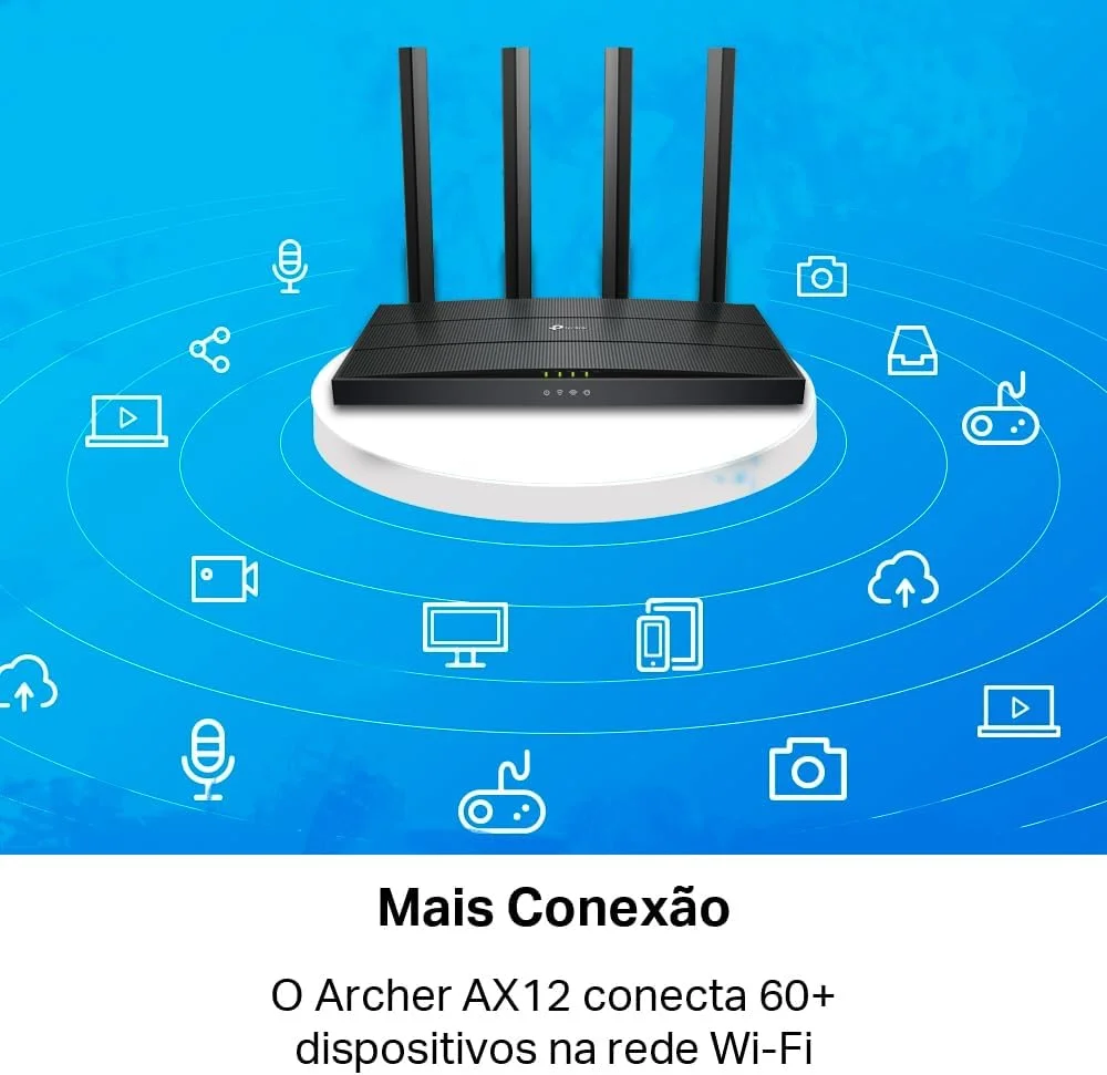 Tp-link Archer Ax12 Ax1500 - Preto