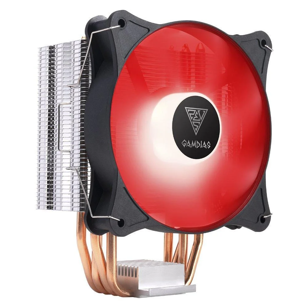 Cooler FAN Gamdias Boreas E1-410, 120mm, LED Vermelho - Preto Cooler FAN Gamdias Boreas E1-410, 120mm, LED Vermelho - Preto