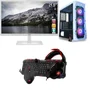 PC Gamer Dc Computadores Core I5, RAM 16GB, GTX 1650 4GB, Windows 10 pro, 21,5 Polegadas + Teclado e Mouse Gamer + Headset Gamer