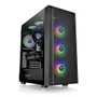Gabinete Thermaltake Tt H570 Tg, Black, Mid-Tower, 3argb, 120mm - Ca-1t9-00m1wn-01