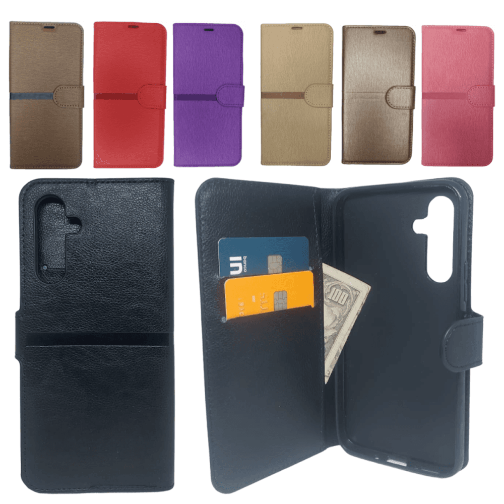 Capa Carteira Para Samsung A24 (tela De 6.5) - Azul Marinho