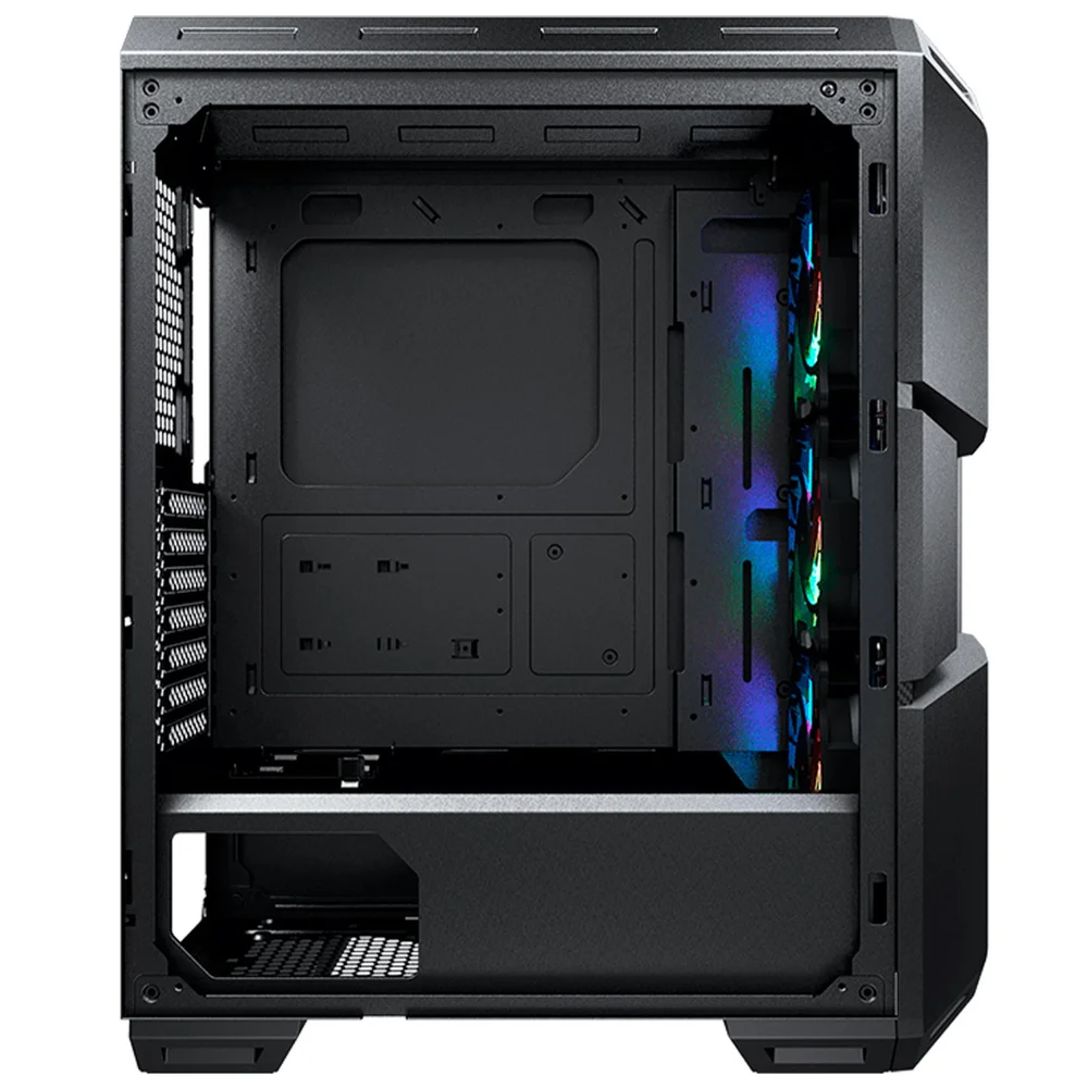 Gabinete Gamer Cougar Mx440 Mesh RGB, Mid Tower, Vidro Temperado, 3x Fans RGB, Preto - 3856c10.0007 Gabinete Gamer Cougar Mx440 Mesh RGB, Mid Tower, Vidro Temperado, 3x Fans RGB, Preto - 3856c10.0007