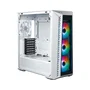 Gabinete Cooler Master Masterbox 520, Lateral Vidro,3 Fans Argb 120mm - Mb520-wgnn-s01