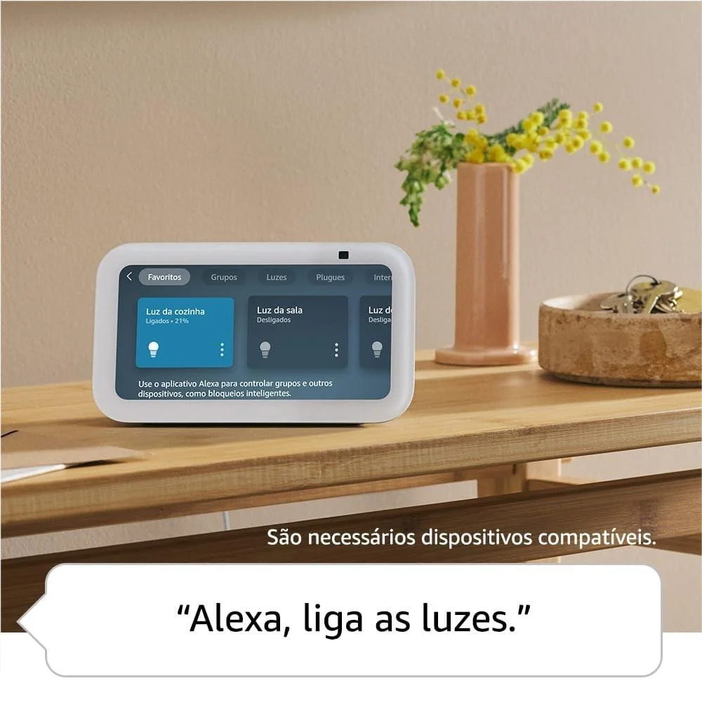 Amazon Echo Show 5 3 Geraço 2023 Branca KaBuM