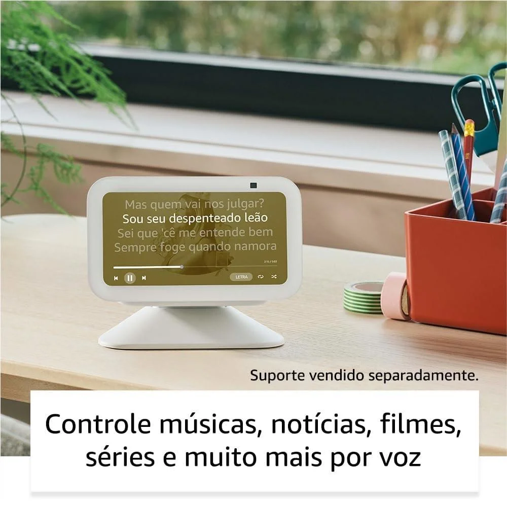 Amazon Echo Show 5 3 Geraço 2023 Branca KaBuM