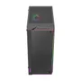 Gabinete Gamer Aerocool, Skribble Preto Rgb - Lateral Vidro