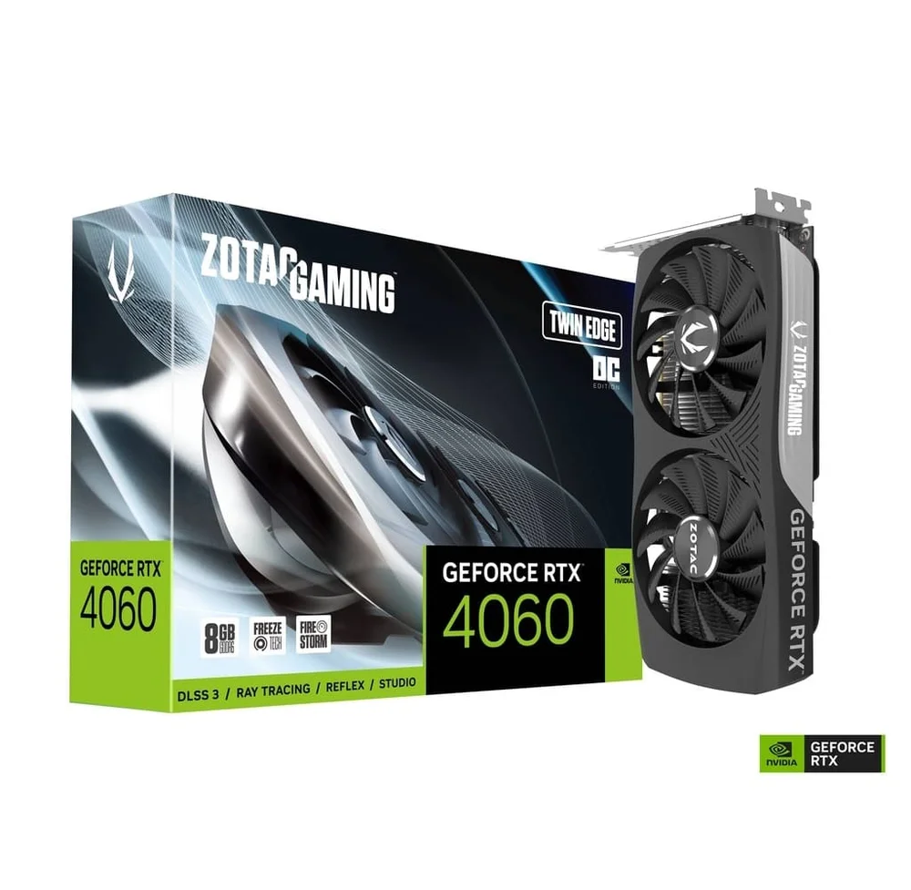 Placa De Vídeo Zotac NVIDIA Geforce RTX 4060