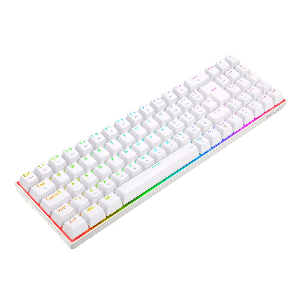 しろ Teclado Mecanico Gamer Redragon Zed ProRGB KaBuM