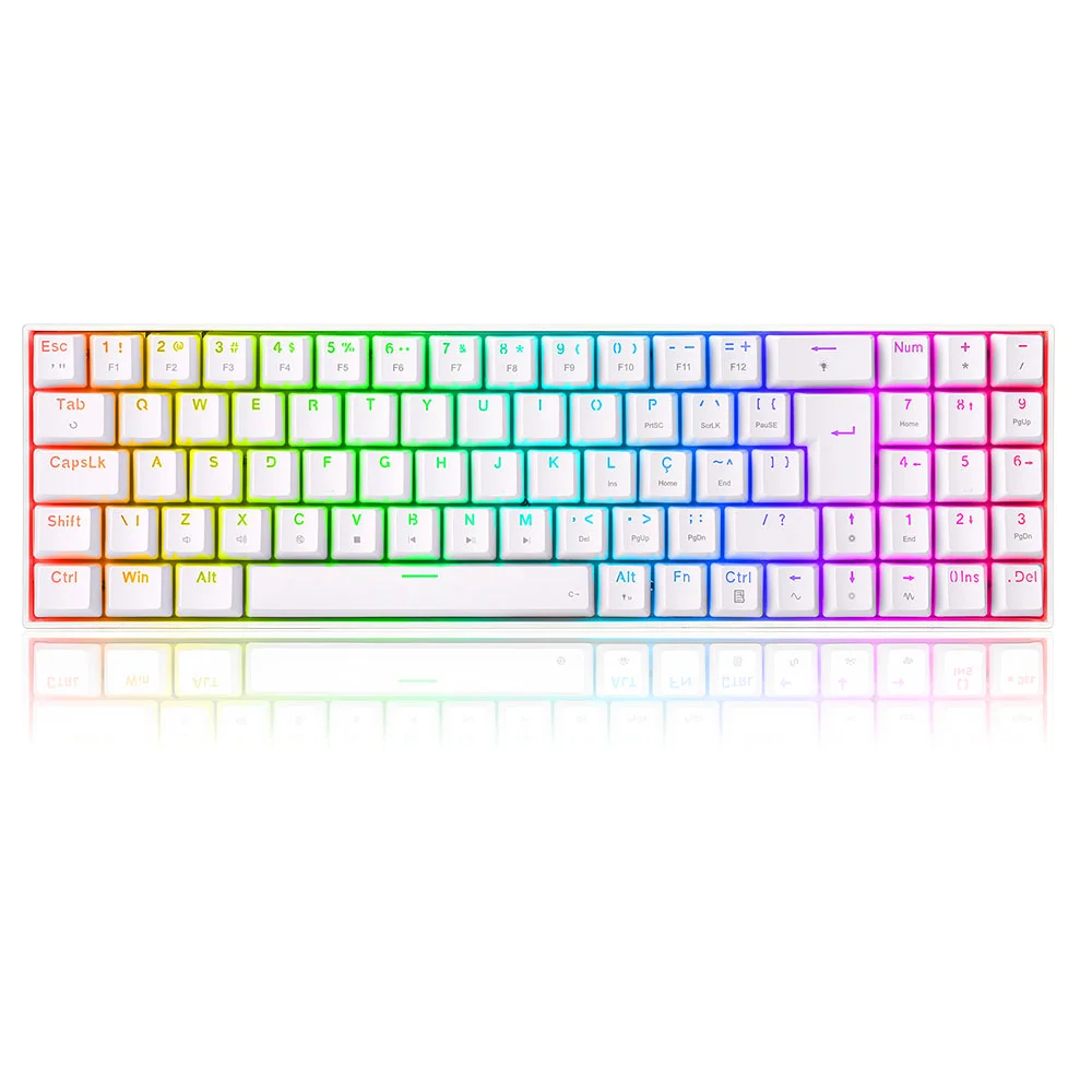 ʕ•ᴥ•ʔ Teclado Mecanico Gamer Redragon Zed ProRGB KaBuM