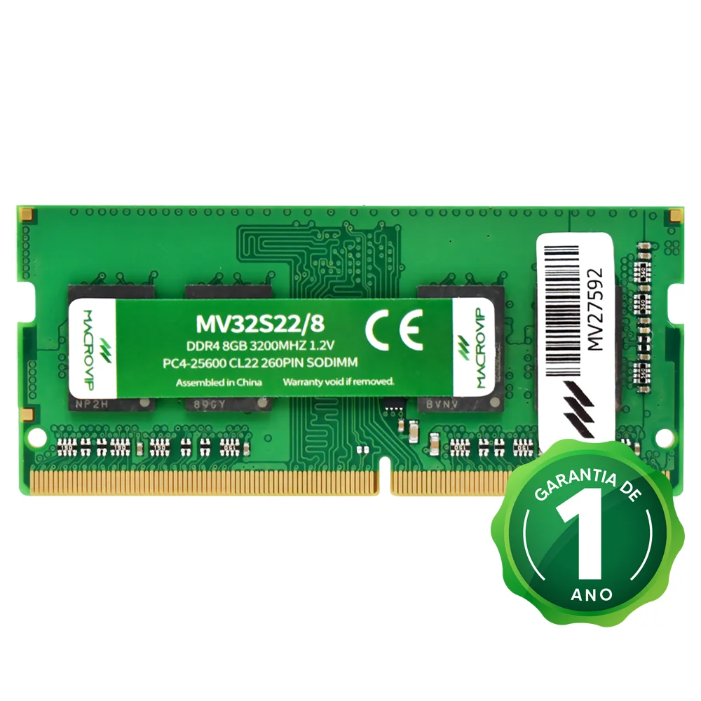 Memória RAM Para Notebook Macrovip KaBuM