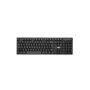 Teclado Sem Fio Slim Multi,Conexão 2.4ghz, USB, 12 Teclas, Multimídia,Preto  - Tc299