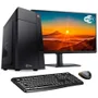 Computador Completo Tob, Intel Core I7, 16GB, SSD 480GB, Com Wi-Fi, Windows 10 Pro Trial + Teclado E Mouse + Monitor 21.5 - Desktop Pc