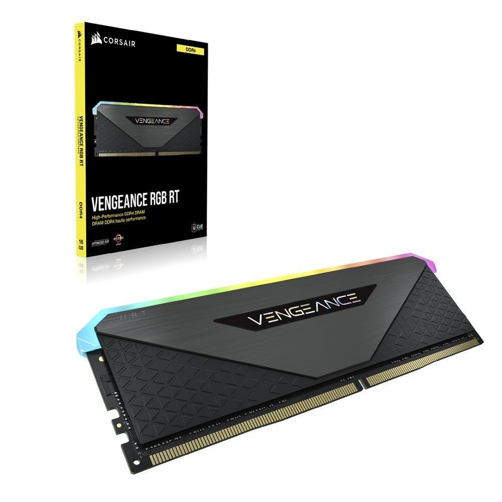 Memória Corsair Vengeance RGB Rt 2x8gb KaBuM