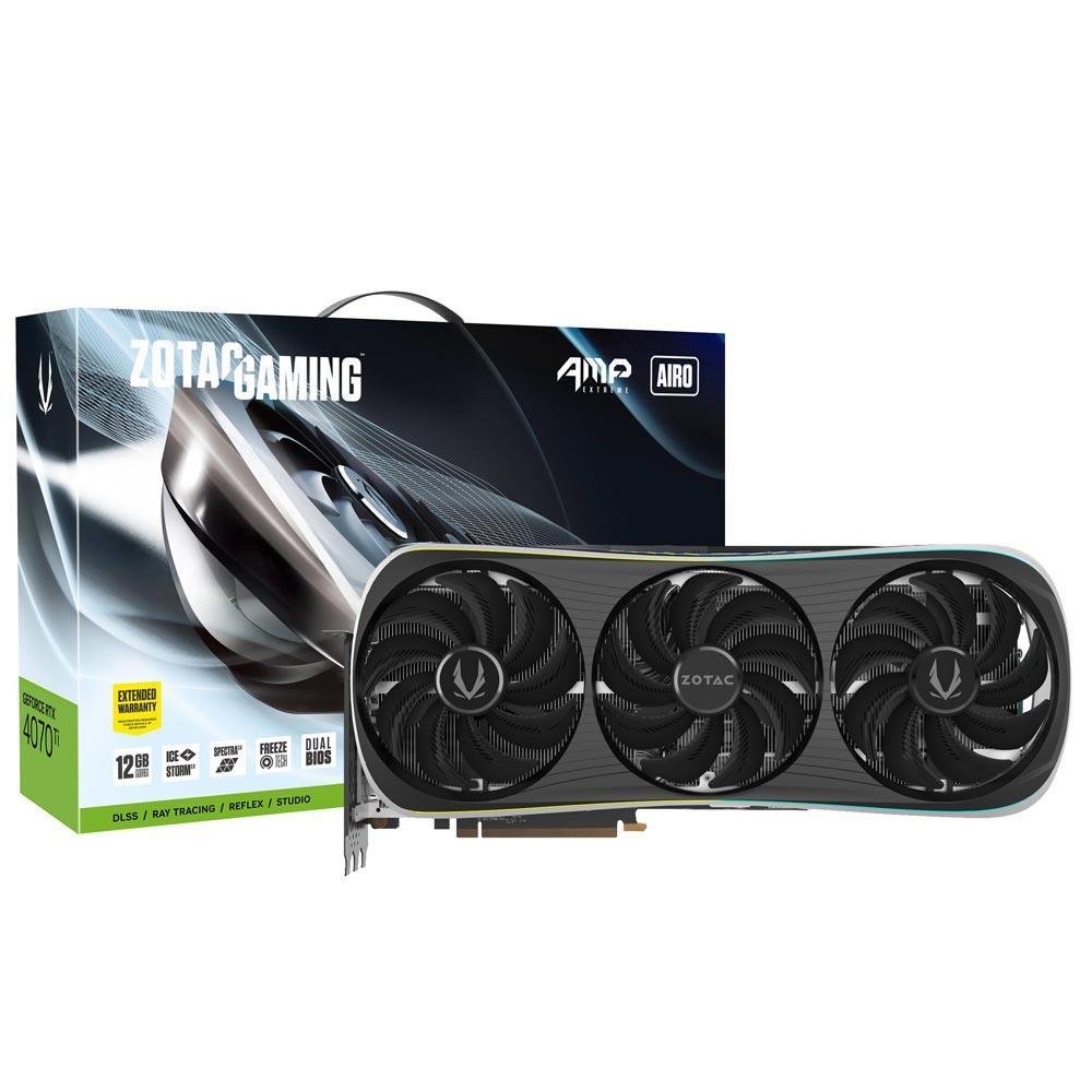 Placa De Vídeo RTX 4070TI Zotac Gaming Amp