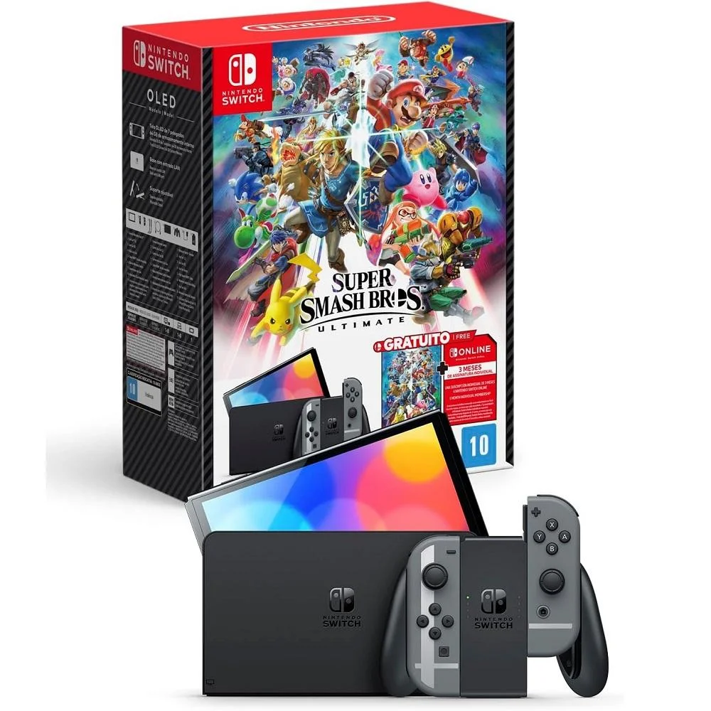 Console Nintendo Swicth Oled Bund Smash, Super Smash Bros Console Nintendo Swicth Oled Bund Smash, Super Smash Bros