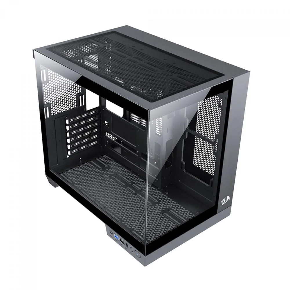 Gabinete Gamer Redragon Preto, Mid Tower, Sem Fan, Sem Fonte - Ca-604b-pro Gabinete Gamer Redragon Preto, Mid Tower, Sem Fan, Sem Fonte - Ca-604b-pro