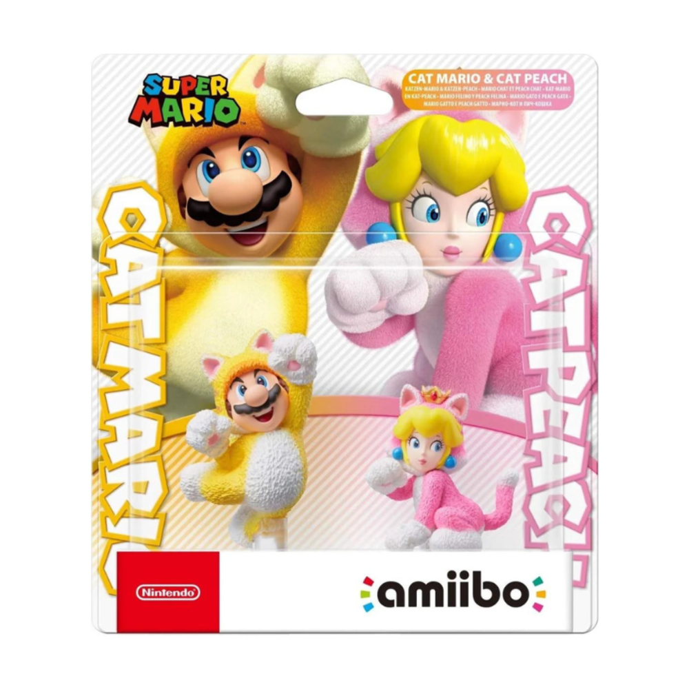 Amiibo Cat Mario E Cat Peach 2-pack (super Mario Series) - Nintendo Amiibo Cat Mario E Cat Peach 2-pack (super Mario Series) - Nintendo