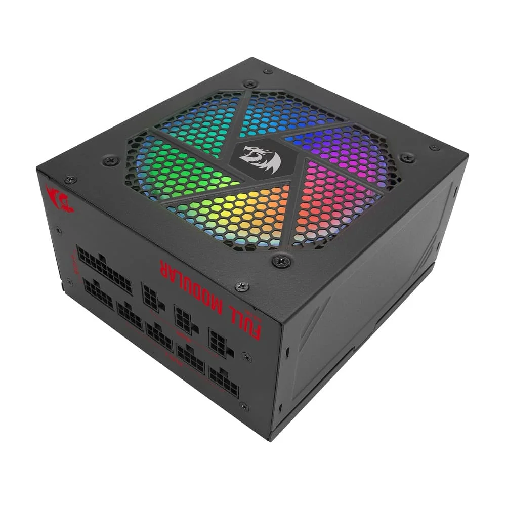 Fonte Redragon Atx 750w, 80 Plus Gold, Rgb, Pfc Ativo, Full Modular, Preto Fonte Redragon Atx 750w, 80 Plus Gold, Rgb, Pfc Ativo, Full Modular, Preto