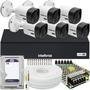 Kit Cftv Intelbras 6 Câmeras Vhc 1120 + DVR Mhdx 1008c, Com HD 1TB Purple