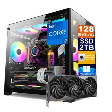 PC Gamer Intel I7 14700kf 128GB Memória RAM KaBuM