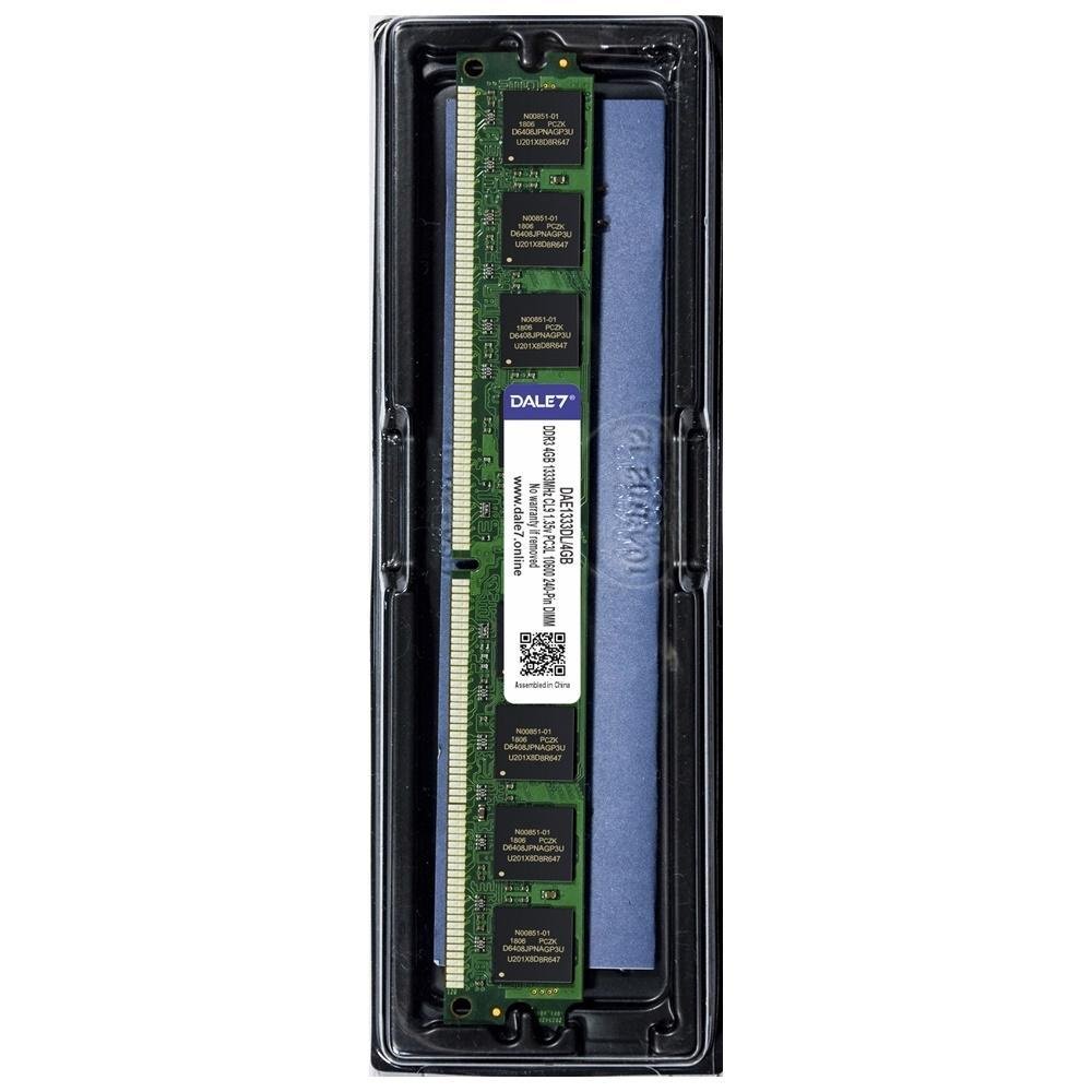 Memória Dale7, 4GB, 1333Mhz, DDR3L, Desktop 1.35v Memória Dale7, 4GB, 1333Mhz, DDR3L, Desktop 1.35v