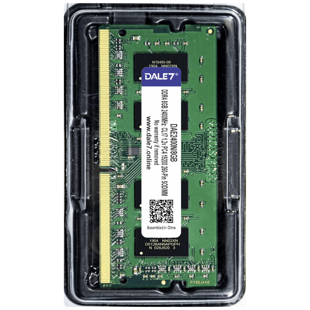 Memória Dale7, 8GB, 2400Mhz, DDR4, Notebook, 1.2v