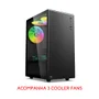 Gabinete C3tech Mt-g200bk, Com 3 Fans
