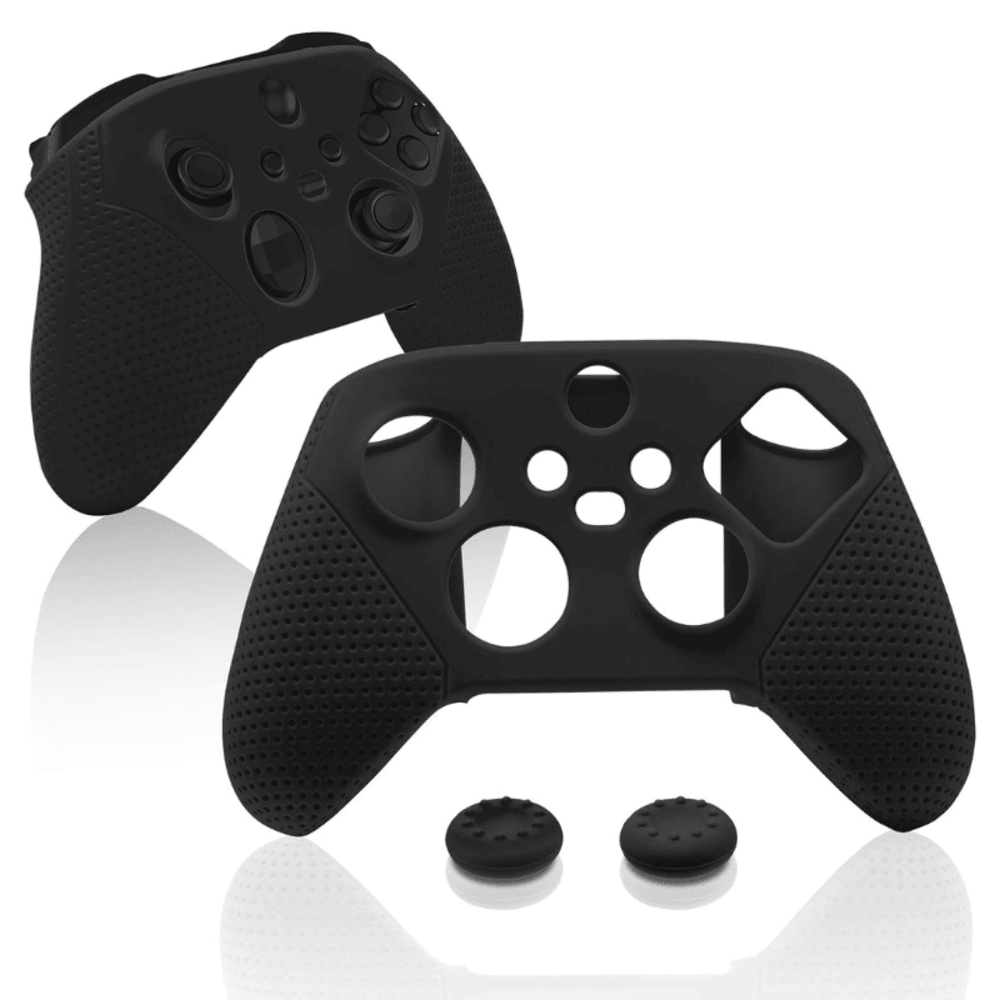 Capa De Controle Dobe, Para Xbox Series S e X, Silicone, Grips, Borrachinha, Preta