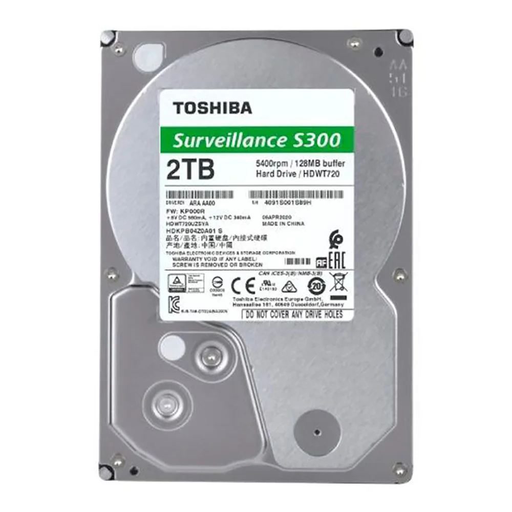 HD Toshiba Surveillance S300 2TB KaBuM
